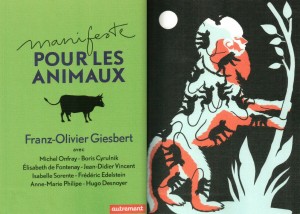 Le livre en question et l’une de ses illustrations, le Charles Darwin de Anne-Lise Boutin.